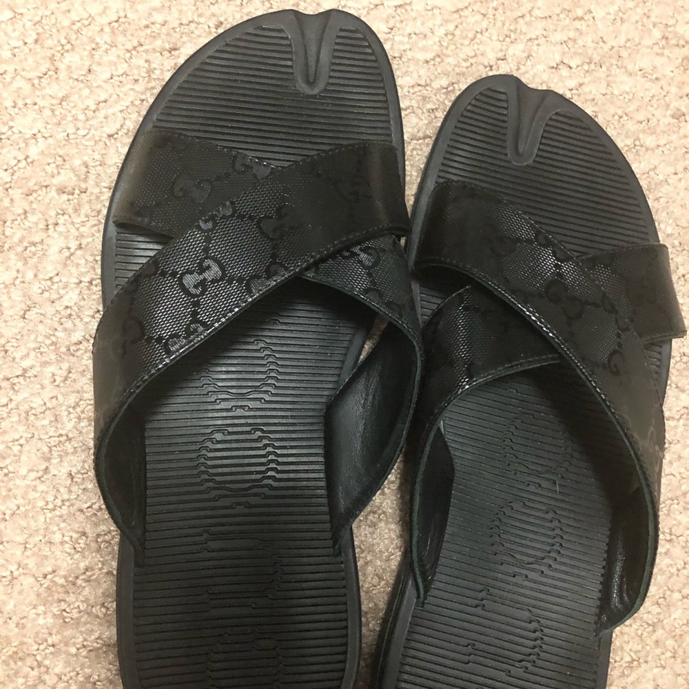 Gucci Imprime slide sandals